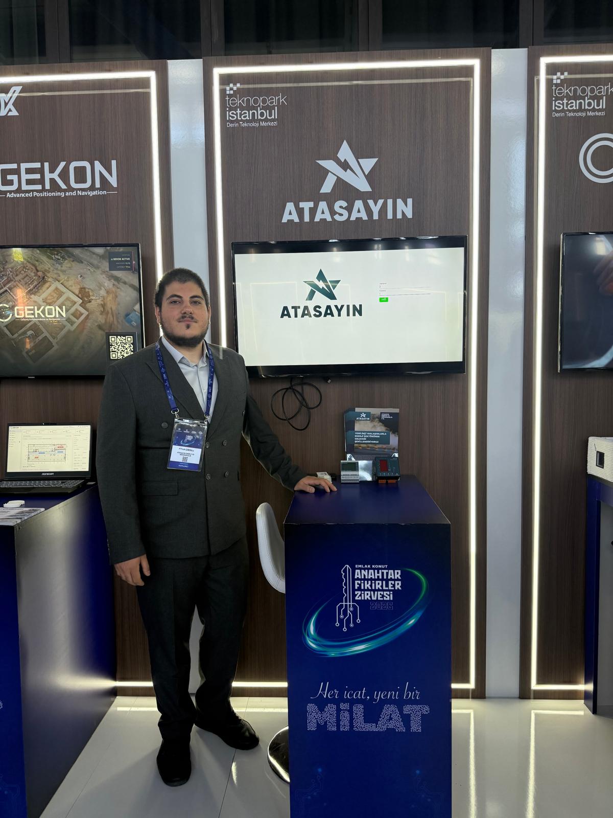 Atasayın standı, Teknopark İstanbul çatısı altında Anahtar Fikirler Zirvesi 2026